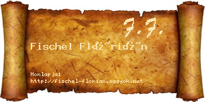 Fischel Flórián névjegykártya